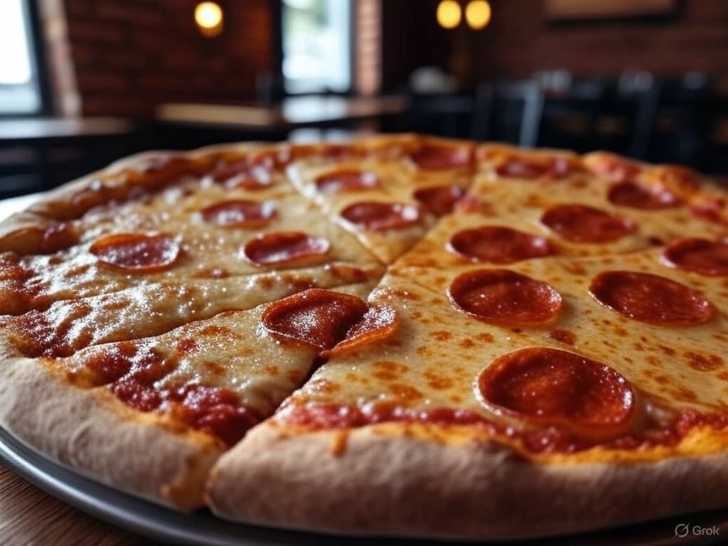 Pizza pepperoni con salami picante
