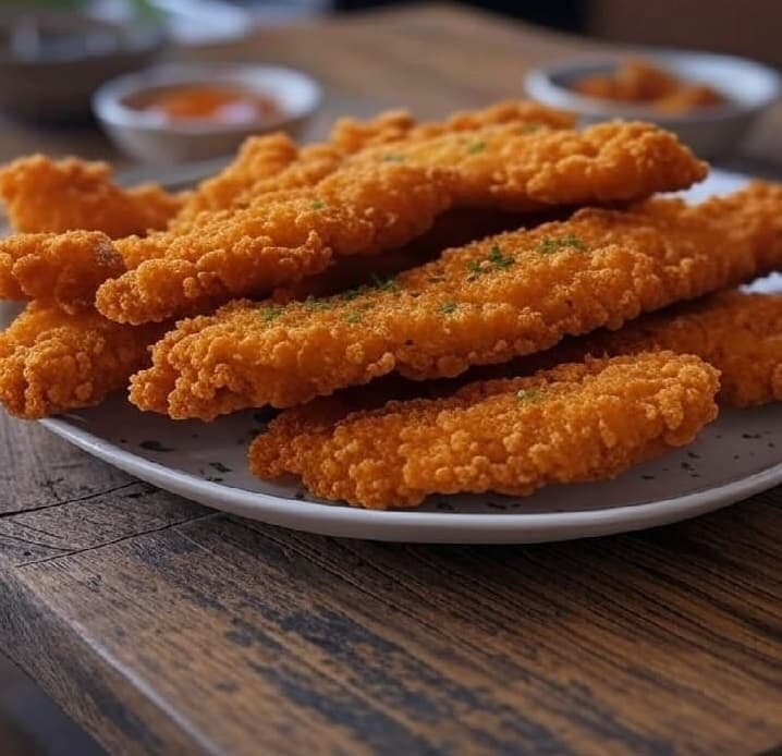 Tiras de pollo crujientes en Marbella